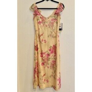 NWT Jessica McClintock Gunne Sax Y2K Floral Slip Dress Fairy Soft Coquette Sz 5